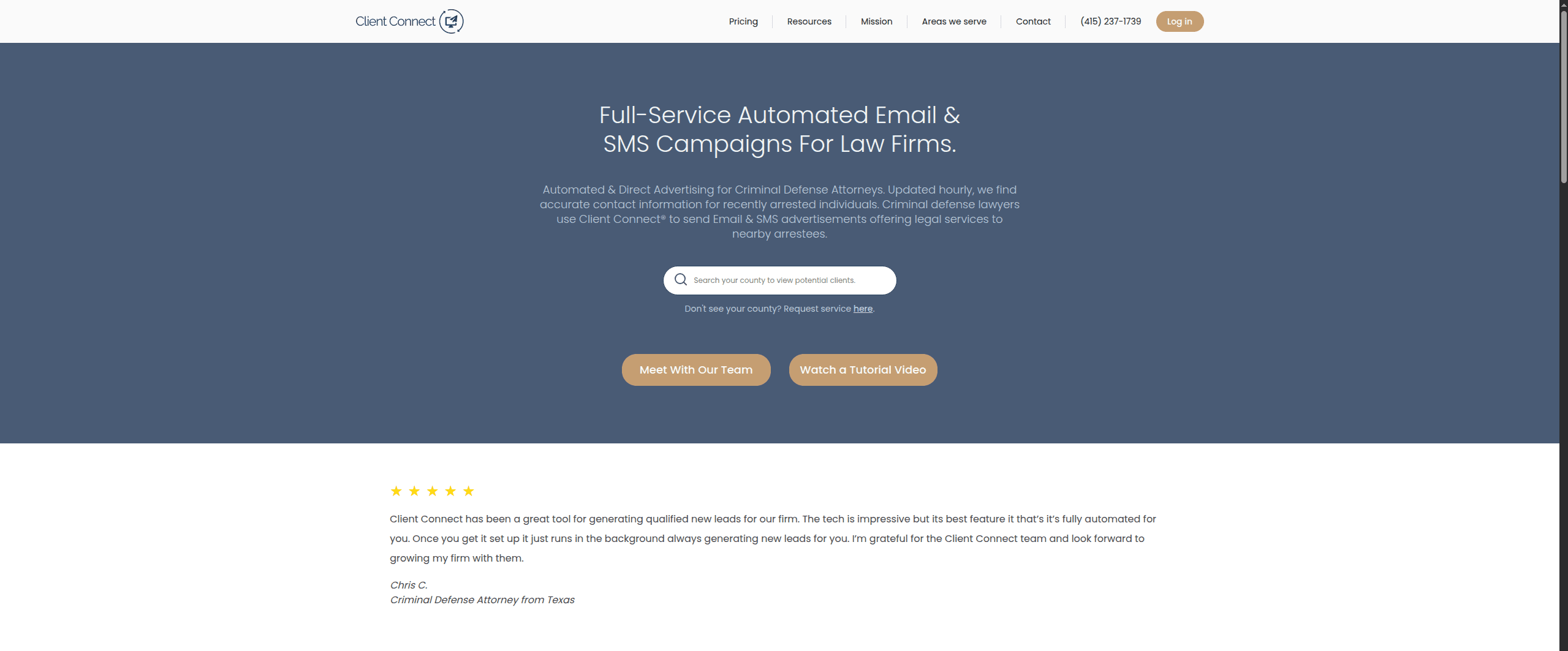 Legal Matchmaking Platform for Criminal Defense